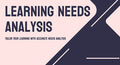 Conducting Training Needs Analysis
